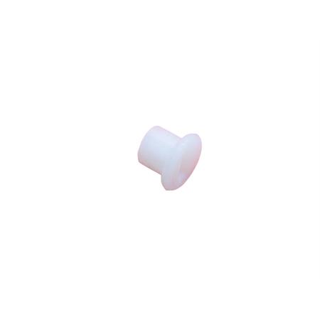 Boccola in nylon bianco per cerniera sportello laterale Vespa 50-125 Primavera-125 ET3, ricambio 278VM074B