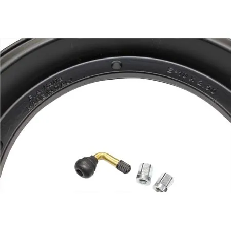 Cerchio tubeless vespa 10 pollici nero e cromo in alluminio e produzione made in Italy (FA ITALIA), ricambio 4555621