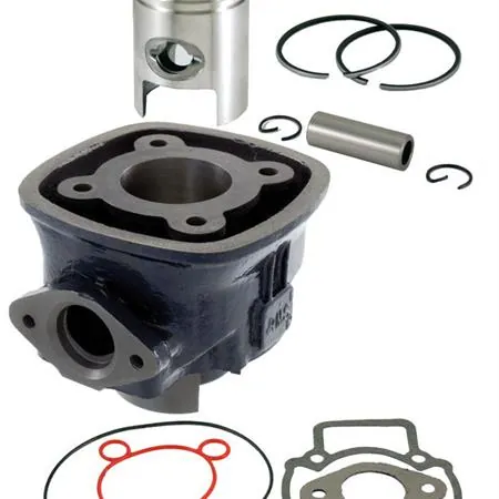 Motore gruppo termico RMS blu line con diametro 40 mm (cilindrata 50 cc) senza testa per scooter con motore Piaggio e raffreddamento a liquido, ricambio 100080021