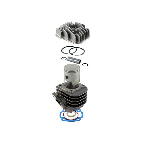 Motore gruppo termico kit cilindro e pistone Minarelli orizzontale raffreddamento ad aria 47 mm (cilindrata 75 cc), ricambio 100080210