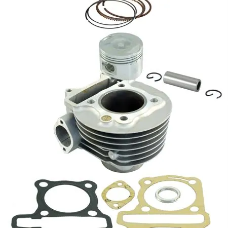 Motore gruppo termico Kit cilindro completo RMS per maxi scooter Kymco 125cc 52,4mm 4 tempi, ricambio 100080390