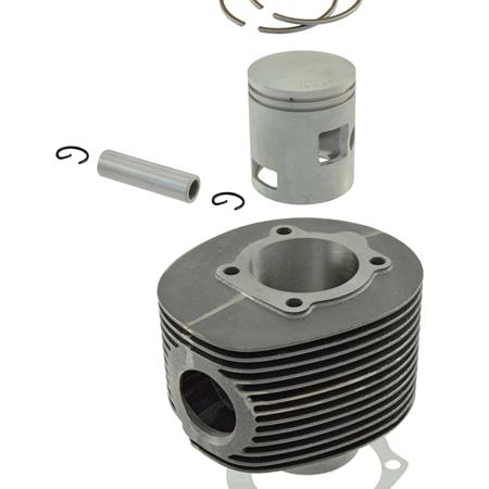 Motore gruppo termico Kit cilindro completo RMS per Piaggio Vespa PX200e diametro 66,5mm tipo originale, ricambio 100080430