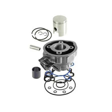 Gruppo termico motore cilindro EVOK RMS senza testa diametro 40,3 mm 50 cc per motori Minarelli AM6 Euro1 completo di guarnizioni, pistone, fasce elastiche e spinotto 12 mm, codice 100081110