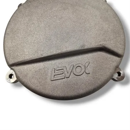 Coperchio frizione EVOK Racing con coperchio scomponibile per cambio dischi frizione motori Minarelli AM6 tutte le versioni con e senza avviamento a pedivella, ricambio 100170020