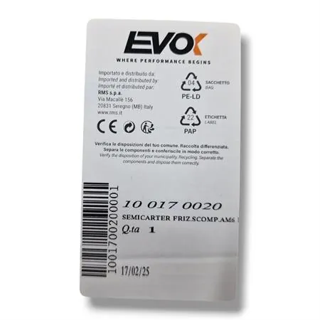 Coperchio frizione EVOK Racing con coperchio scomponibile per cambio dischi frizione motori Minarelli AM6 tutte le versioni con e senza avviamento a pedivella, ricambio 100170020