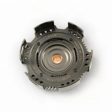 Campana frizione RMS EVOK racing con 72 denti dritti per montaggio sui motori Piaggio Vespa 50 e 125 cc con cambio a 3 e 4 marce e Ape 50 tutte le versioni, ricambio 100240151