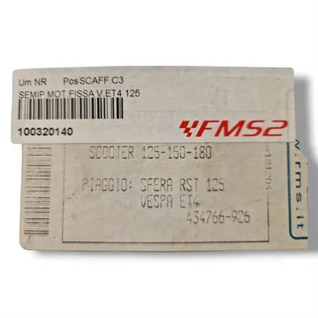 Semipuleggia fissa RMS per maxi scooter Piaggio 125 Hexagon lx4 dal 1998 al 1999 - Piaggio Liberty 125 4t dal 1998 al 2000 - Piaggio sfera 125 e Vespa ET4 125 fino al 1998, ricambio 100320140