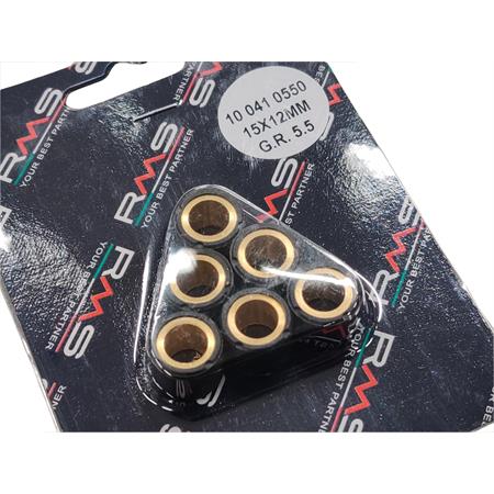 Kit rulli variatore 15 x 12 6 pz 5.5 gr, ricambio 100410550