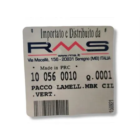 Valvola pacco lamellare RMS Booster BWS Minarelli 50cc 2T tipo originale | Ricambio scooter 100560010