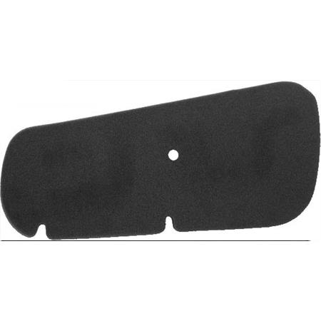 Filtro aria RMS in spugna nera per maxi scooter con motore Honda panteon 125-150 2t r.o. 17205key900, ricambio 100600810