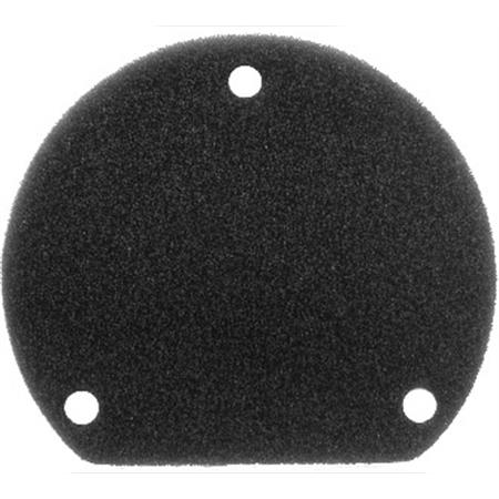 Filtro aria raffreddamento variatore in spugna nera RMS per maxi scooter Yamaha con motore 125, 150 e 180 cc, ricambio 100600871