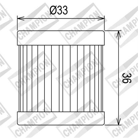 Filtro olio cof081 liberty 125, ricambio 100609035