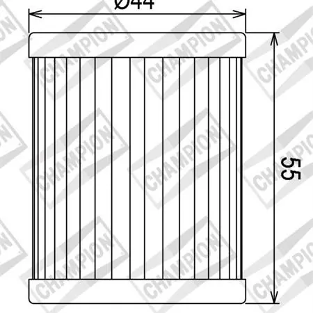 Filtro olio motore Champion f032 per maxi scooter Suzuki Burgman e Yamaha Majesty 400 4t, ricambio 100609055