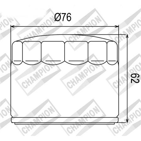 Filtro olio cof060 bmw s1000rr, ricambio 100609695