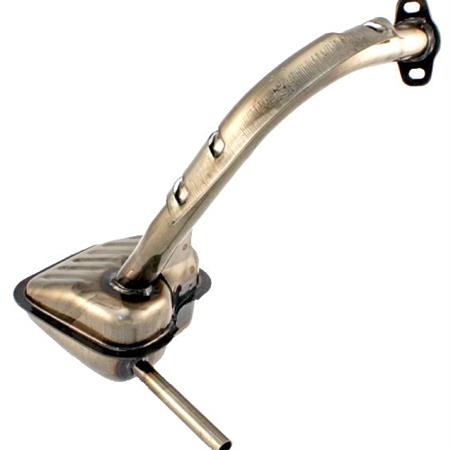 Marmitta RMS Vintage vernice traparente per Piaggio vespa primavera 125 cc, ricambio 100751010