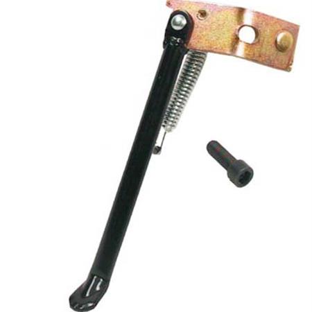 Cavalletto laterale RMS di colore nero per scooter MBK Booster Spirit fino al 2003-next generation fino al 1998, ricambio 121630170