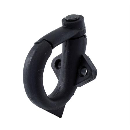 Gancio portaborsa vespa px ner, ricambio 121810033
