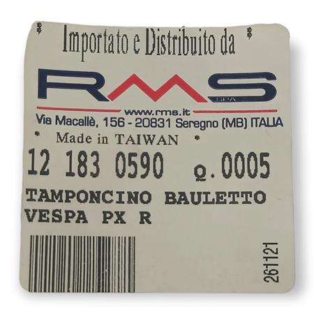 Tamponcino bauletto vespa px, ricambio 121830590