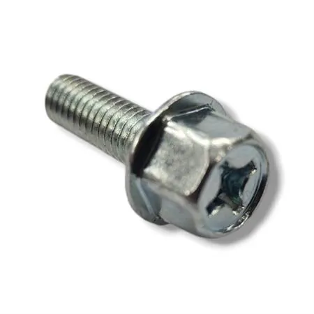 121856050 Vite bullone flangiata RMS per fissaggio marmitta al cilindro degli scooter con motore Minarelli verticale ed orizzontale aria e liquido, filetto mm6x1