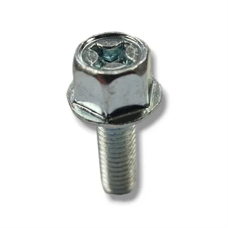 121856050 Vite bullone flangiata RMS per fissaggio marmitta al cilindro degli scooter con motore Minarelli verticale ed orizzontale aria e liquido, filetto mm6x1