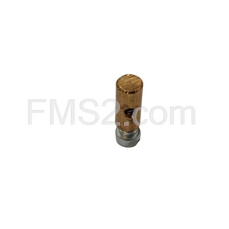 Morsetto RMS cilindrico per fissaggio filo gas sul carburatore Piaggio Vespa 50-125 Primavera-125 ET3-PK50-PK125, ricambio 121858060