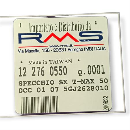 Specchio sx t-max 500cc 01/07, ricambio 122760550