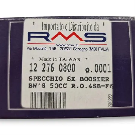 Specchio sx booster/bw's 50cc, ricambio 122760800