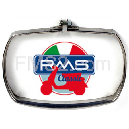 Cornice cromata RMS per fanale anteriore Piaggio Vespa 50 Special, ricambio 142710010
