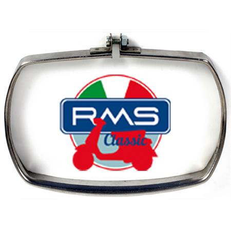 Cornice cromata RMS per fanale anteriore Piaggio Vespa 50 Special, ricambio 142710010