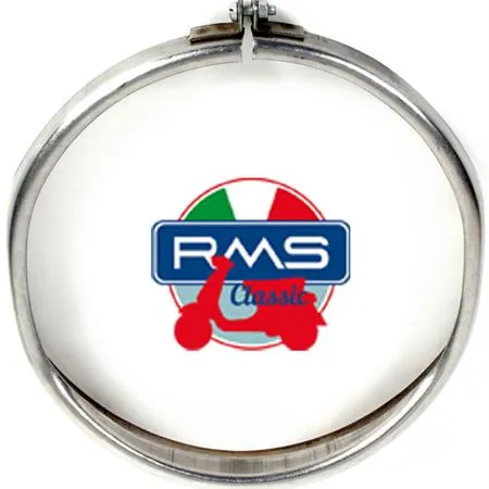 Cornice fanale anteriore RMS in metalo lucidato per Piaggio Vespa 125 Primavera e Vespa 125 ET3, ricambio 142710020