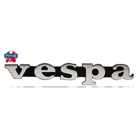 Targhetta anteriore Vespa per scudo anteriore Piaggio Vespa 50-125 ET3-125 Primavera. sim. 2152541 (RMS, Kenda, Duro), ricambio 142720170