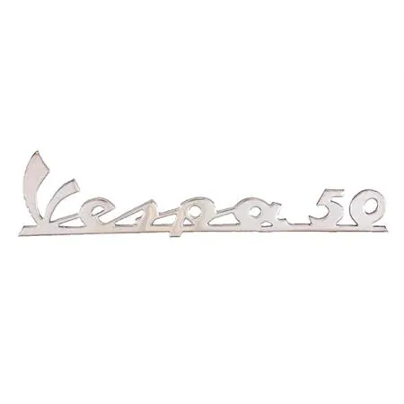 142720240 Targhetta Vespa 50 in alluminio per Vespa