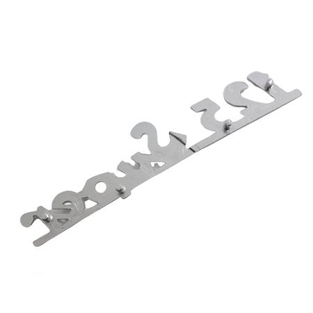 Targhetta in alluminio per Vespa, ricambio 142720260