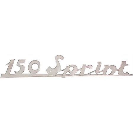 Targhetta 150 sprint in alluminio per Vespa, ricambio 142720270