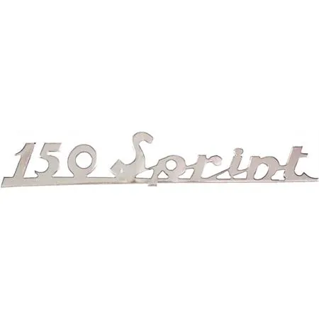 142720270 Targhetta 150 sprint in alluminio per Vespa
