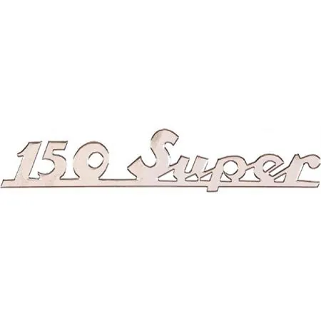 142720280 Targhetta 150 super in alluminio per Vespa