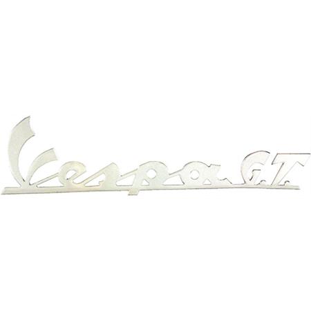 Targhetta Vespa G.T. in alluminio per Vespa, ricambio 142720310
