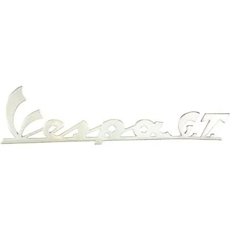 142720310 Targhetta Vespa G.T. in alluminio per Vespa