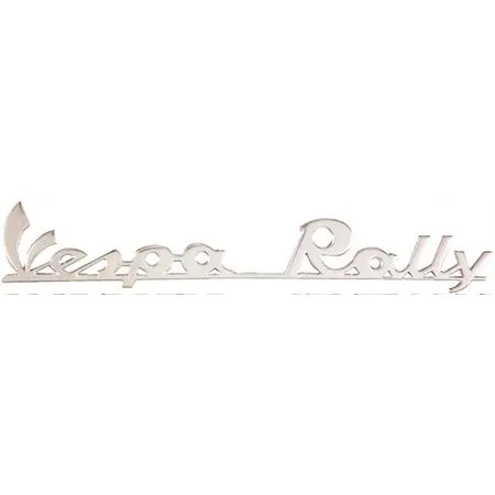 142720320 Targhetta Vespa rally in alluminio per Vespa
