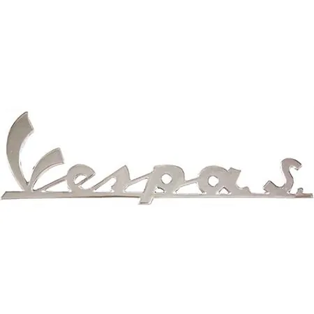 142720330 Targhetta Vespa S. in alluminio per Vespa