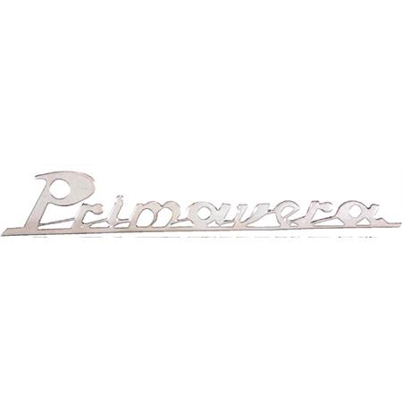 Targhetta Primavera in alluminio per Vespa, ricambio 142720350