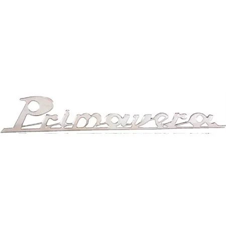 142720350 Targhetta Primavera in alluminio per Vespa
