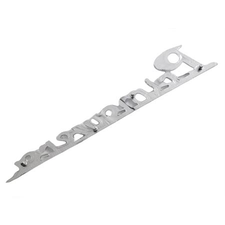 Targhetta Primavera in alluminio per Vespa, ricambio 142720350
