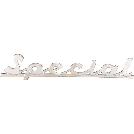 Targhetta Special in alluminio per Vespa, ricambio 142720360