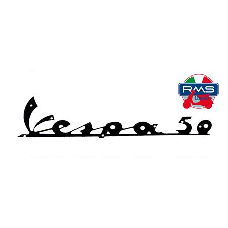 Targhetta scudo ant. vespa 50, ricambio 142720810