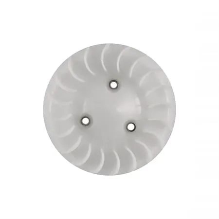 Ventola di raffreddamento RMS maggiorata di colore bianca neutra per scooter con motore Minarelli-Yamaha verticale ed orizzontale con raffreddamento ad aria ricambio 142740080