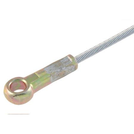 Filo freno posteriore RMS per Piaggio Vespa 125 ET3-PX-PK con occhiello e misura 3 x 1000 mm, ricambio 163518021