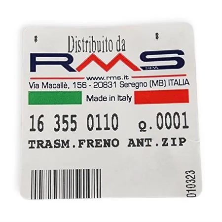 163550110 Trasmissione completa freno anteriore scooter Piaggio zip prima serie con freno anteriore a tamburo