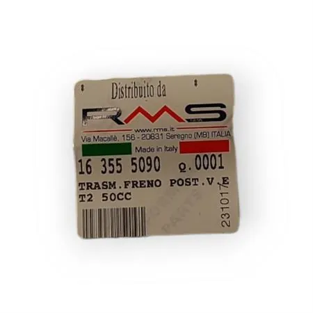 Trasmissione completa RMS freno posteriore per scooter Piaggio Vespa ET2, Sfera Rst, LX, S 50cc, ricambio 163555090