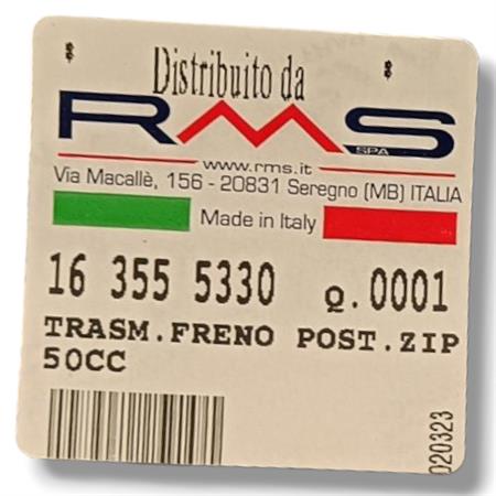 Trasmissione freno posteriore zip 50cc, ricambio 163555330